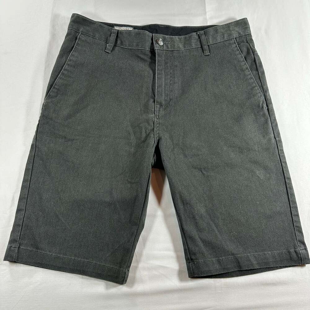 Volcom Corpo Class Gray Chino Shorts Size 30
